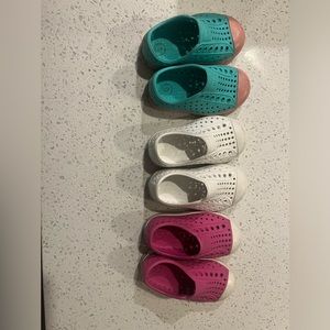 Toddler Girl Native Shoes - Set of 3
